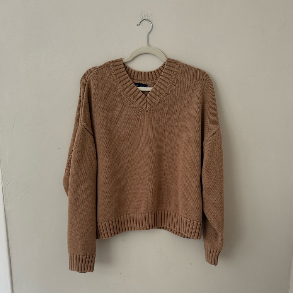 Gap Brown V-Neck Sweater